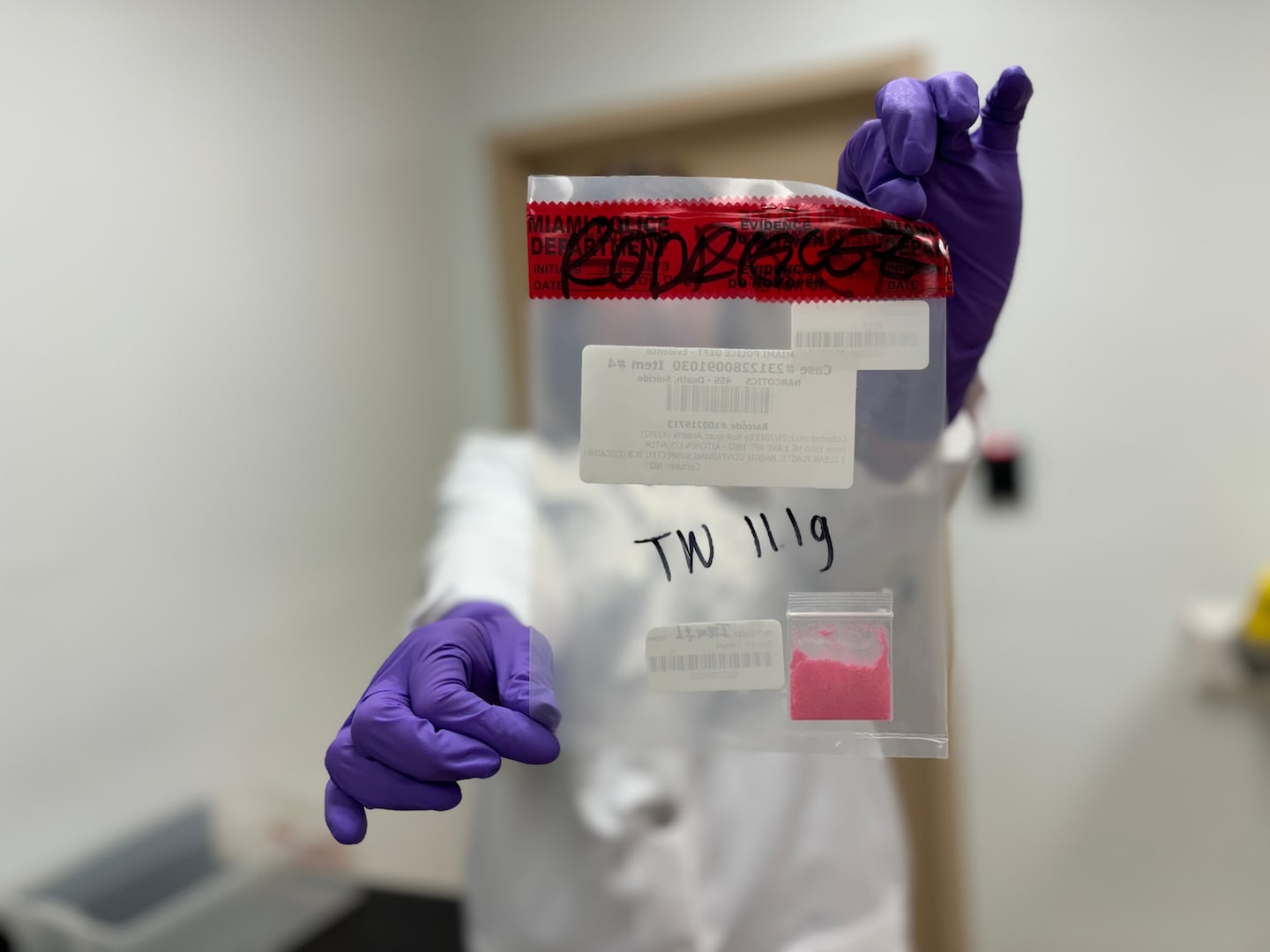 washingtonpost's tweet card. The drug is also called pink cocaine, although it typically contains no cocaine. Instead, market-savvy drug dealers concoct the powders from a number of substances.