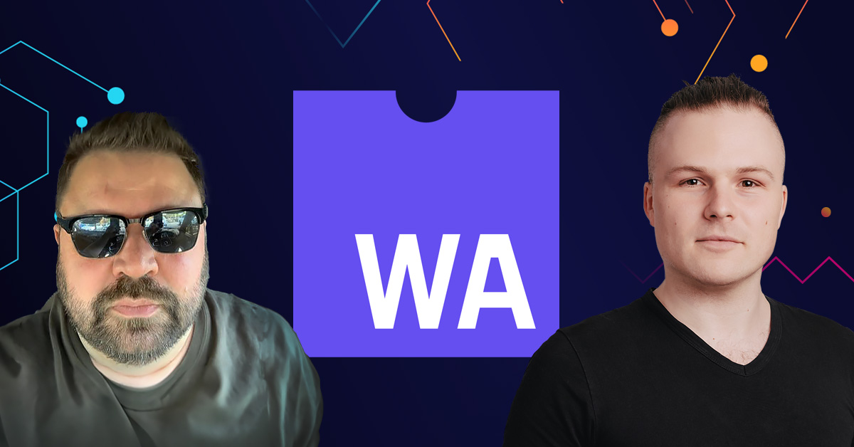 ScyllaDB's tweet card. Brian Sletten and Piotr Sarna chat about Wasm + data trends at ScyllaDB Summit 23.