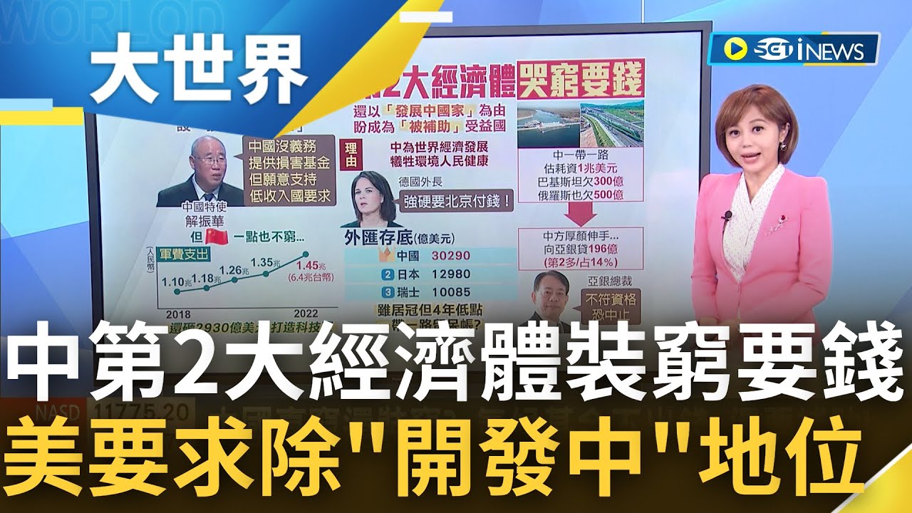 SodertexwUkrain's tweet card. 你敢說我還不敢聽! 中國"第2大經濟體"裝窮要錢 氣候基金不出任何經費還要補助 美參院要求UN除名"開發中國家"地位｜主播...