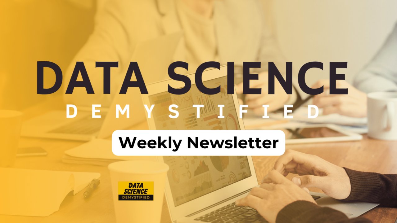 datascintst999's tweet card. Data Science Demystified Newsletter Dear Data Enthusiasts, In this edition of the newsletter, we will explore how to stay ahead in the ever-evolving field of data science. As this field develops...