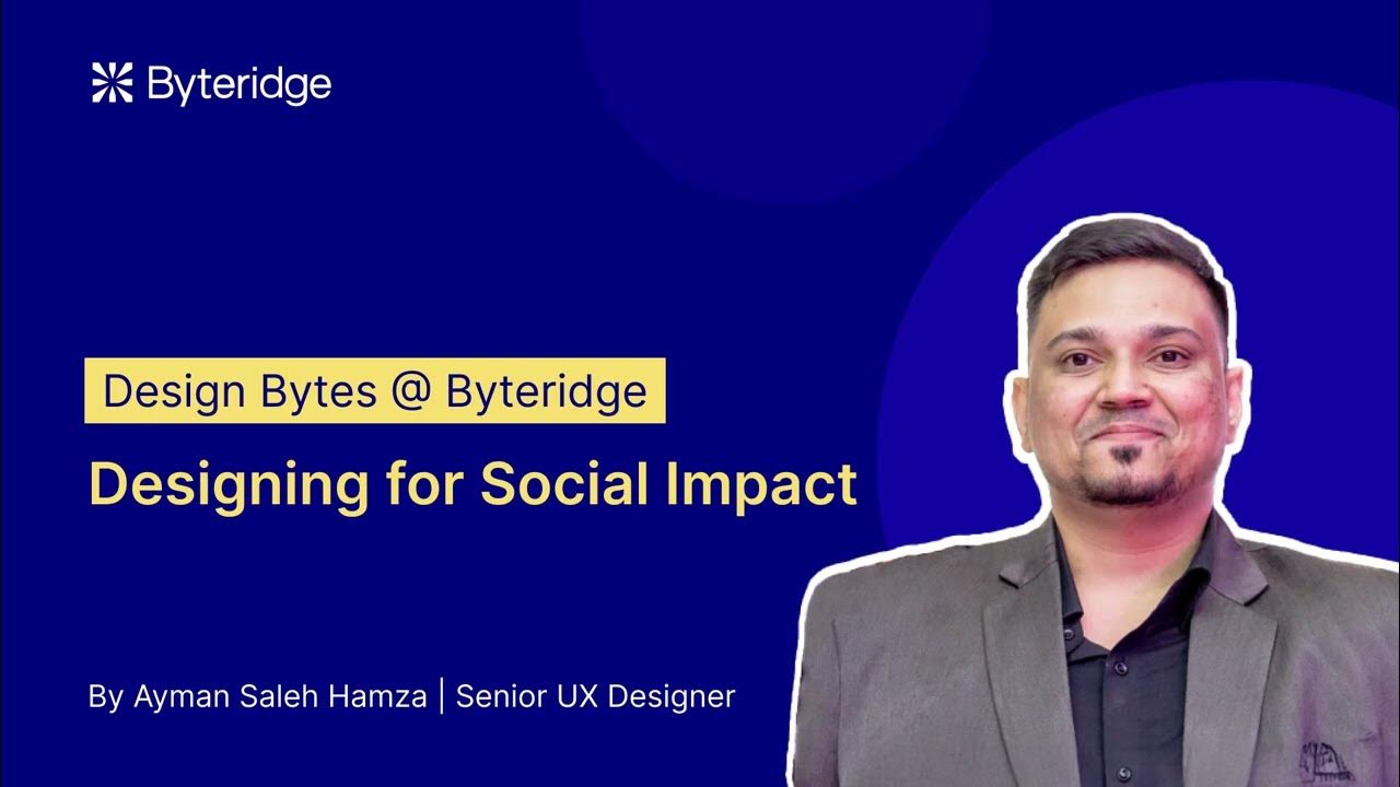 byteridge's tweet card. Social Impact Design
