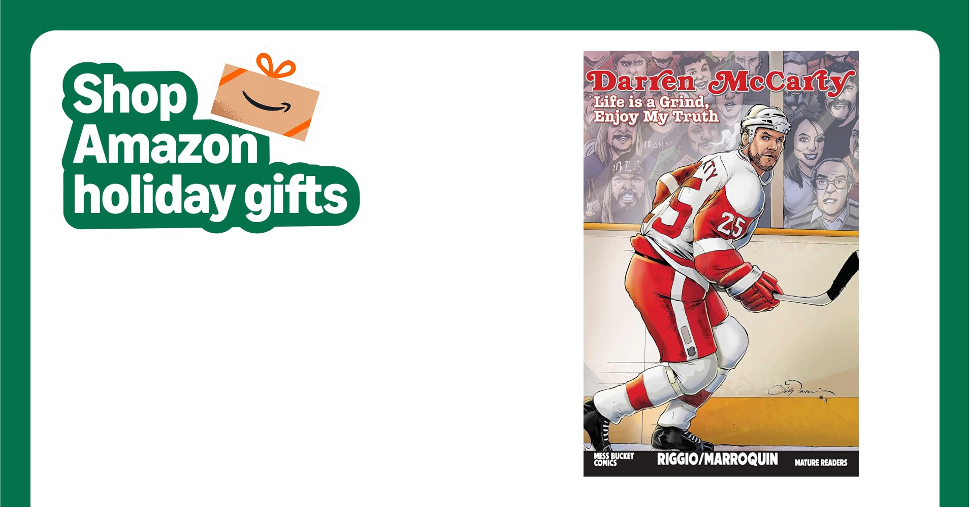 SourcePtPress's tweet card. Darren McCarty: Life's a Grind, Enjoy My Truth is a full color graphic novel that spans the entire life story of four-time Stanley Cup winner Darren McCarty. This book covers all the major moments of...