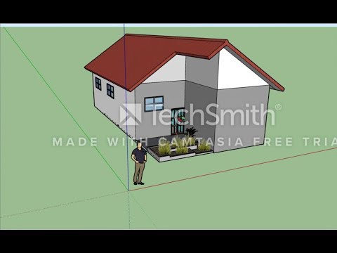 labprograman's tweet card. Muhammad Fatkhur Rohman - Membuat Rancangan Rumah Menggunakan Sketchup