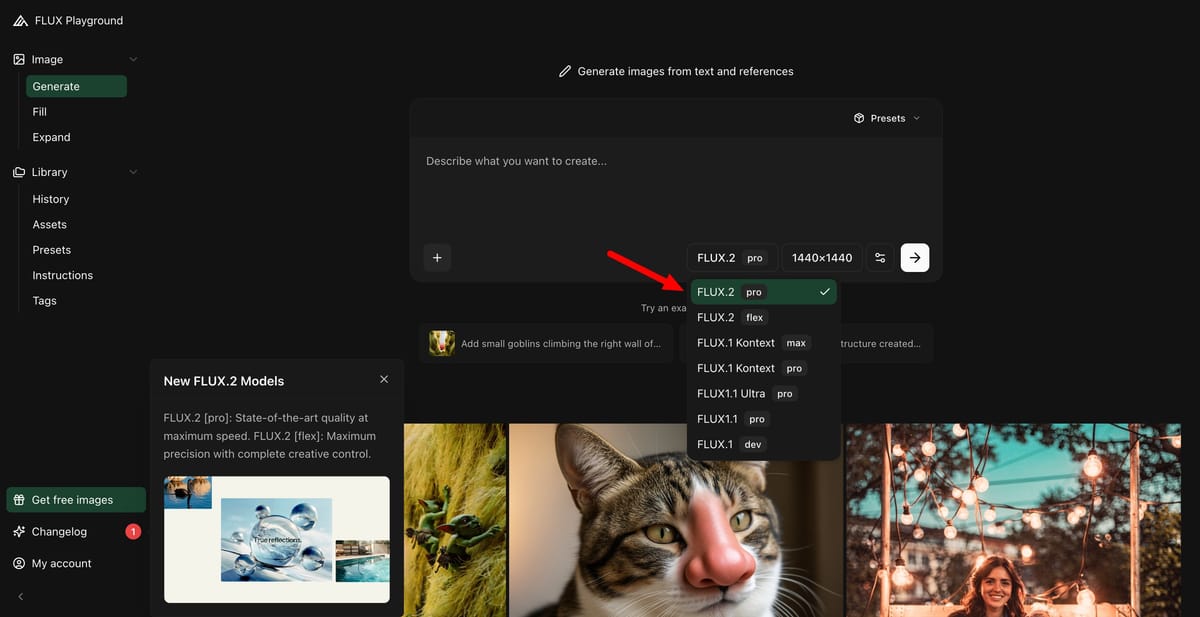 SmartTechTrendz's tweet card. What's new? Flux.2 is a family of image models available via API and openweight versions; it supports 10-image referencing, text rendering and 4mp editing;