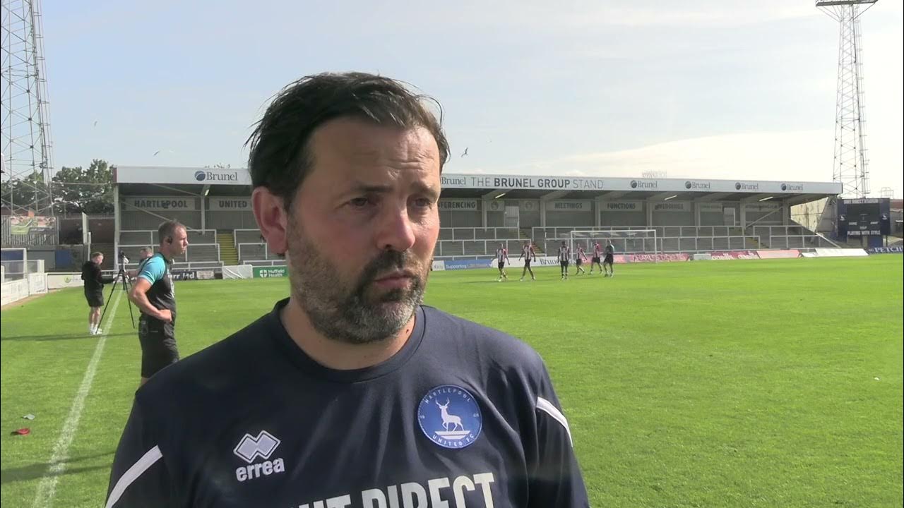 PoolsChat's tweet card. Post-match | Paul Hartley | Pools 1-1 Lincoln City FC