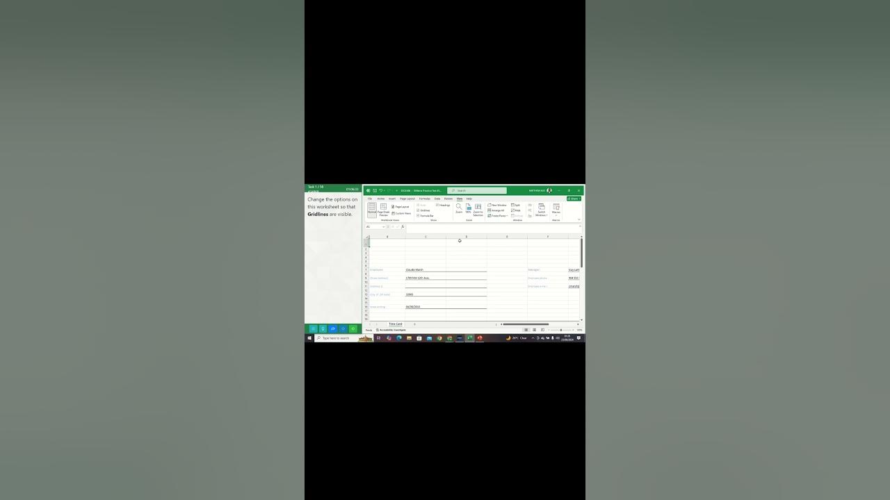 ALLOMAT77's tweet card. Excel Tip: How to Turn Gridlines Back On in Seconds #