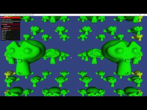 seamlessblend's tweet card. Vulkan API Discussion | Frustrum Culling + Level of Detail + Indirect...