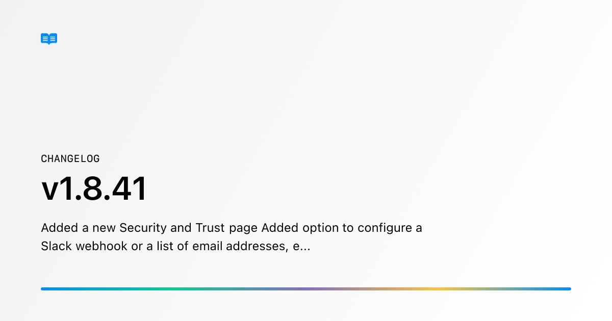 ControlDNS's tweet card. Added a new Security and Trust page Added option to configure a Slack webhook or a list of email addresses, enabling organizations to respond to unblock requests submitted via the Custom Block Page...