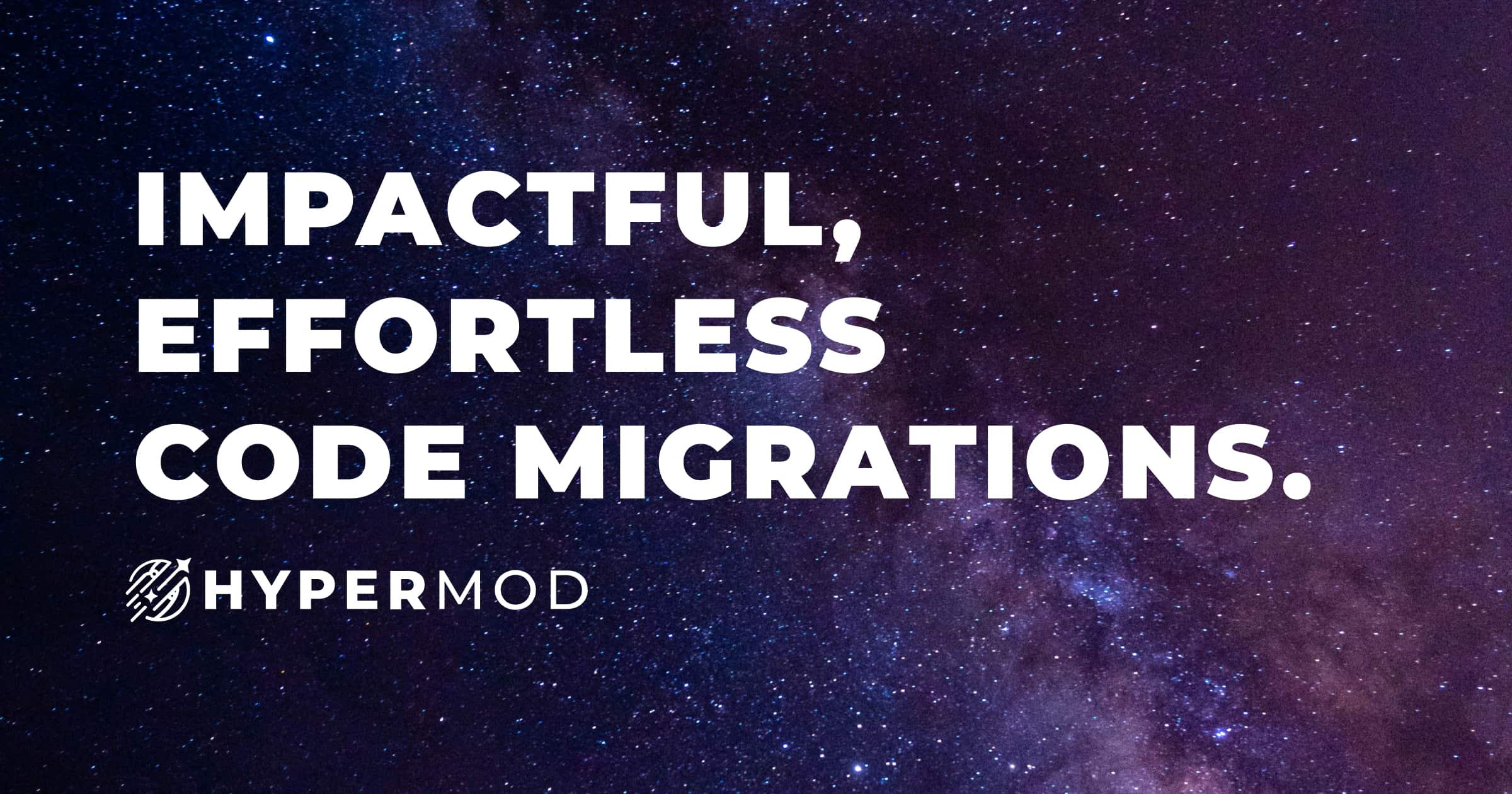 danieldelcore's tweet card. Efficiently manage large-scale code transformations with Hypermod: automated migrations, debt detection, and ready-to-merge PRs in one platform.