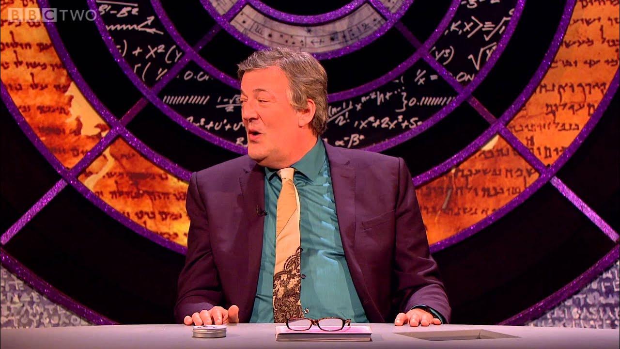 XycomLoL's tweet card. Stephen Fry's guests take snuff - QI: Series K Episode 2 Preview - BBC
