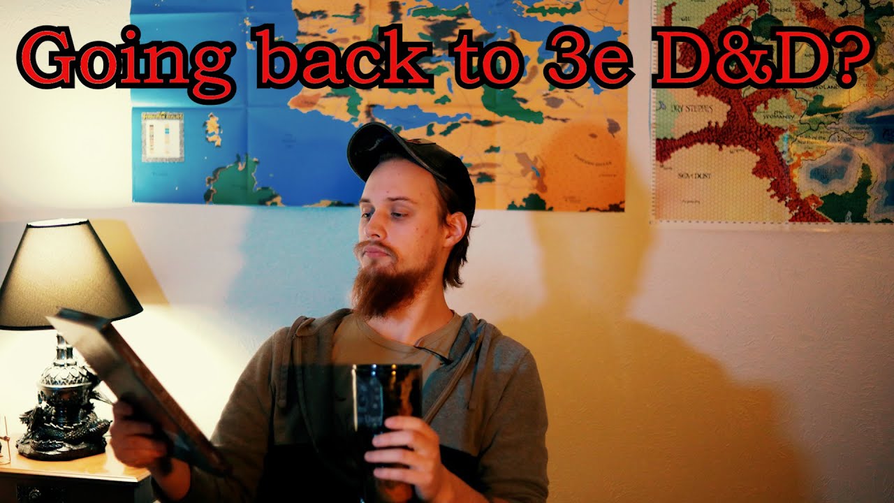 MagicUserGames's tweet card. Going back to 3e D&D?