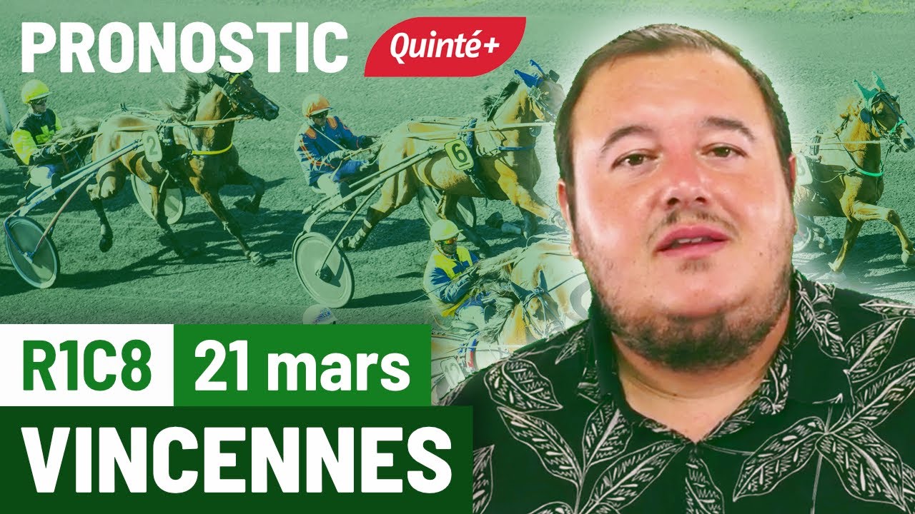 FlashTurf's tweet card. Pronostic PMU Quinté Flash à Vincennes, R1C8 du 21 mars 2025