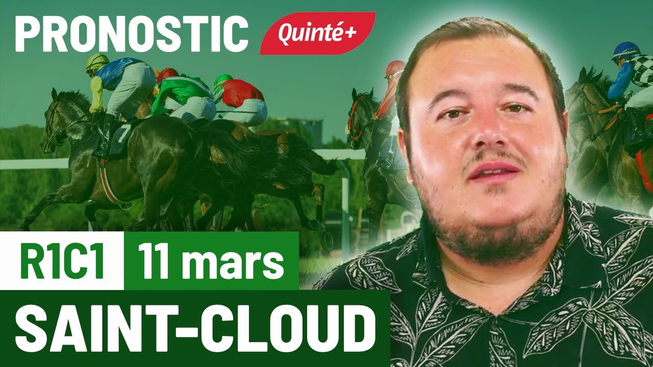 FlashTurf's tweet card. Pronostic PMU Quinté Flash à Saint Cloud, R1C1 du 11 mars 2025