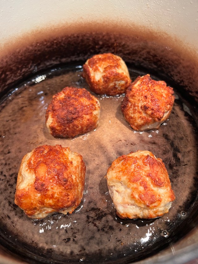 kevinmarsh's tweet card. Growing up, meatballs were for two things – spaghetti and subs. It turns out they can play a starring role in so many other dishes – including soup. Here we swap ground chicken in for b…