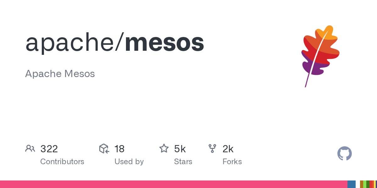 avEnterIT's tweet card. Apache Mesos. Contribute to apache/mesos development by creating an account on GitHub.