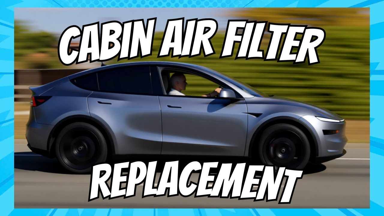 107proof's tweet card. 2026 Tesla Model Y Cabin Air Filter Change — It’s Easier Than You...