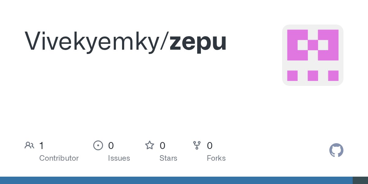 VivekYemky's tweet card. Contribute to Vivekyemky/zepu development by creating an account on GitHub.