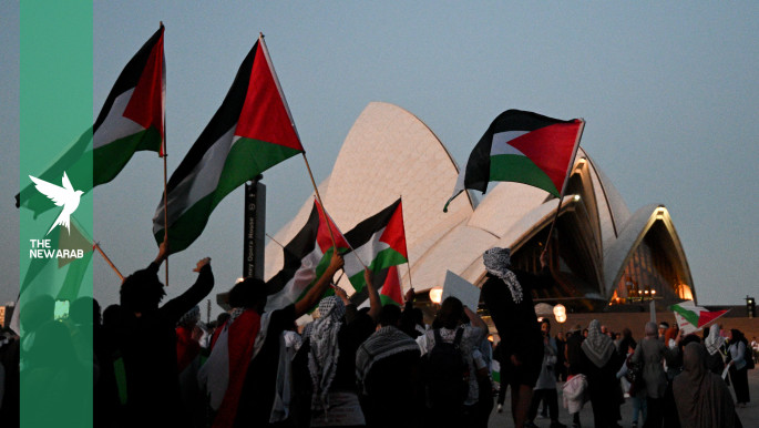 JustinMacIntos5's tweet card. Like the US, Australia’s politicians cheer on genocide. But Palestinians and First Nations peoples remain firm in their struggle, writes Randa Abdel-Fattah.