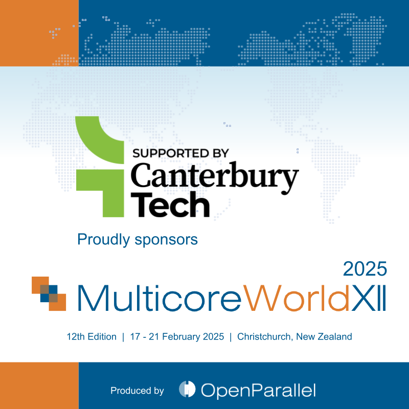 MulticoreWorld's tweet card. Multicore World 2025 - Canterbury Tech