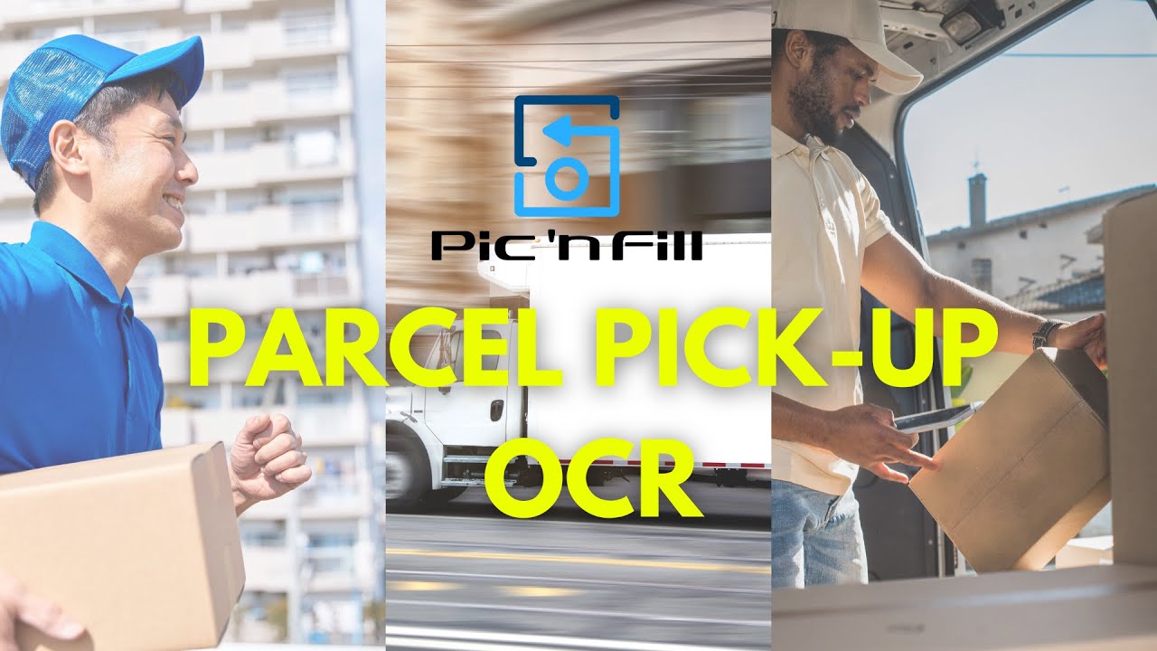 CipherLab's tweet card. Pic 'n Fill OCR - Parcel Pick up