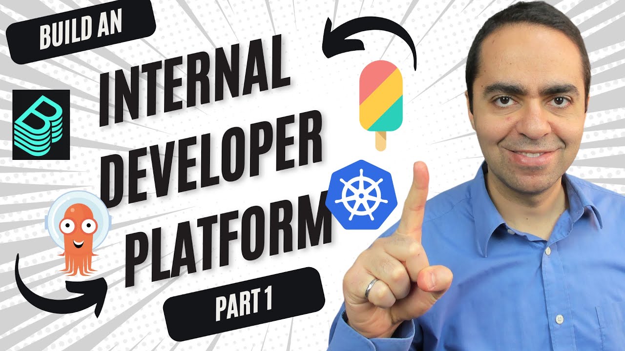 Sam_Gabrail's tweet card. Building an Internal Developer Platform with GitOps: Part 1 -...