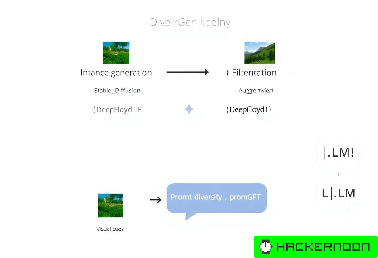 hackernoon's tweet card. DiverGen reduces distribution bias in instance segmentation by diversifying generative data among models, prompts, and categories.