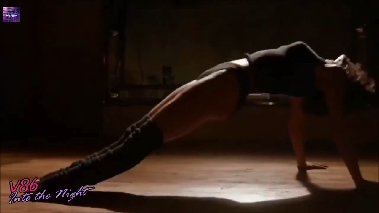 v86synthwave's tweet card. V86 - Into the Night (80s movie scenes)