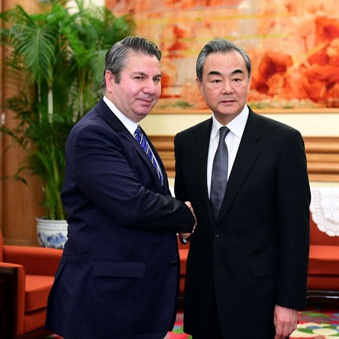 CGTNOfficial's tweet card. Chinese State Councilor and Foreign Minister Wang Yi on Thursday met with Turkish Deputy Foreign Minister Sedat Onal in Beijing.