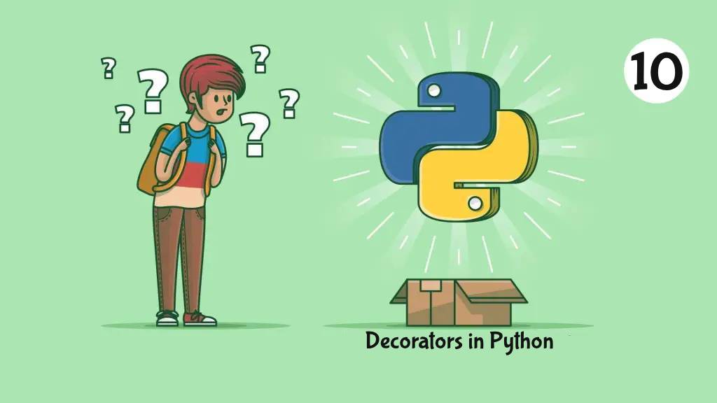 ksrdatavizon's tweet card. A decorator is a design pattern in Python that allows a user to add new functionality to an existing object without modifying its structure.