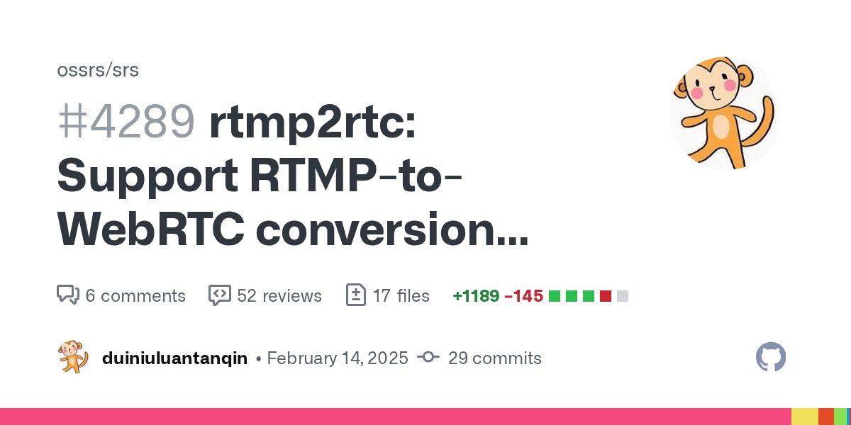 srs_server's tweet card. Usage Launch Chrome with H.265 enabled: Upgrade to the latest Chrome browser (version 136) fully enables this by default, so there's no need to launch it with any extra parameters. Launch S...