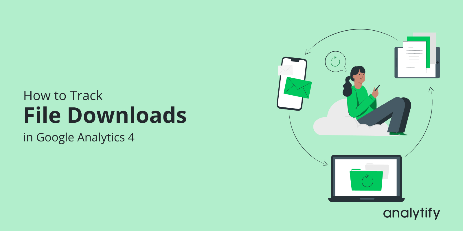 analytify's tweet card. Are you interested in tracking file downloads in Google Analytics 4, especially PDFs and other downloadable files?  Today, we will explain how to track file downloads in Google Analytics 4, ensuring...