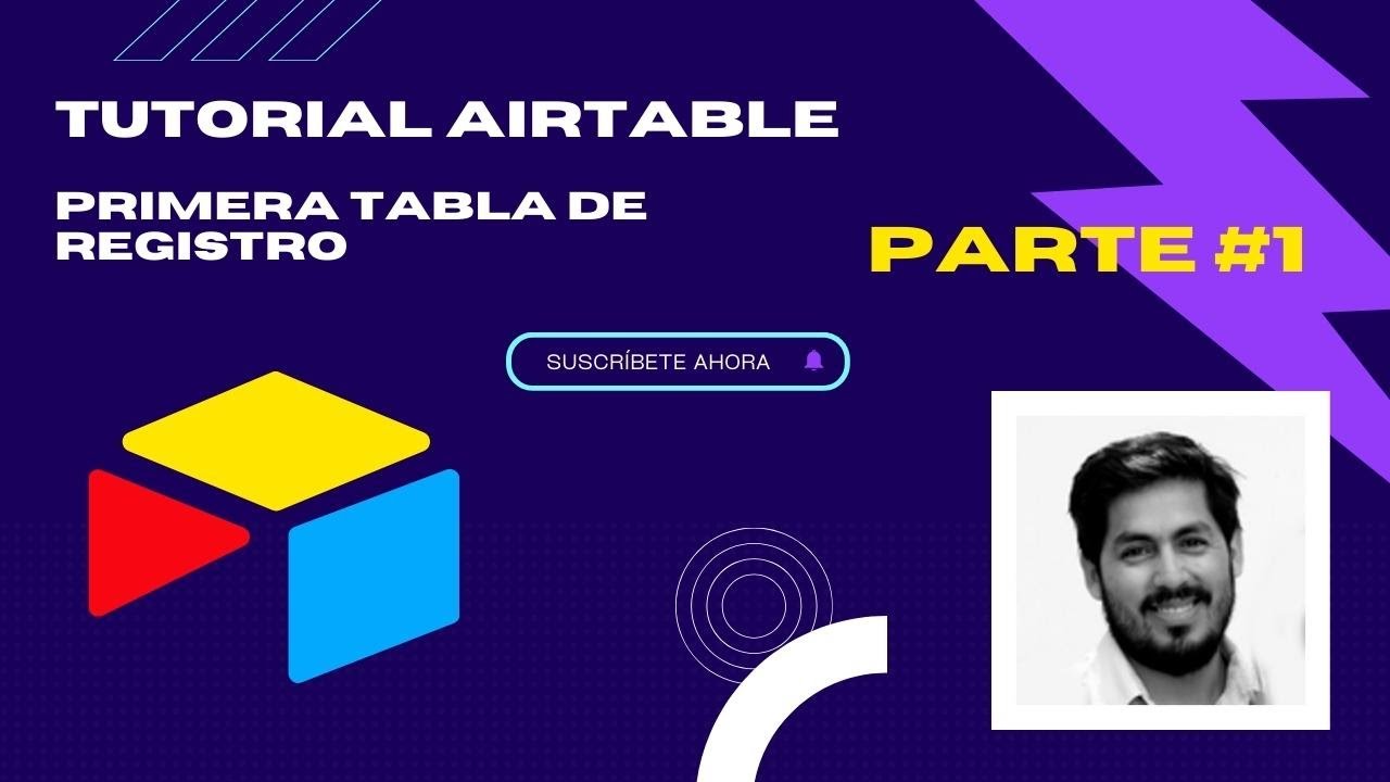 danielpb32's tweet card. Airtable Tutorial 2023 Parte #1 - Creando primera table para registro...