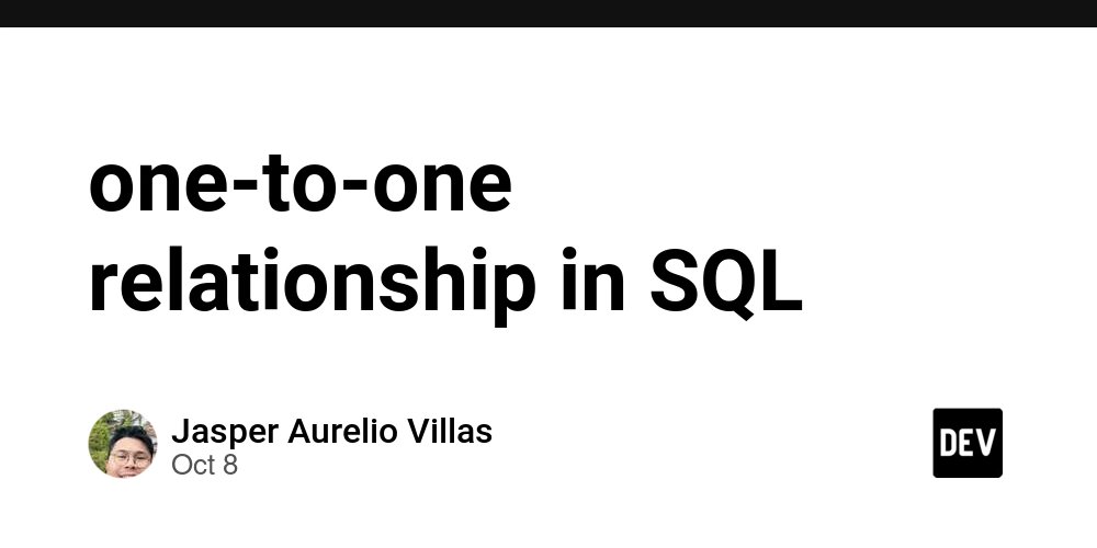prod42net's tweet card. In a one-to-one relationship in SQL, only one table typically contains a foreign key that references...