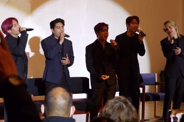 ABSCBNNews's tweet card. 'Talagang binibigay namin ang 100% namin and we cherish this platform. We think it's very sacred for us,' SB19's Pablo said.