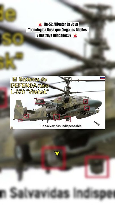 Techlion5's tweet card. Ka-52 Alligator La Joya Tecnológica Rusa que Ciega los Misiles y...