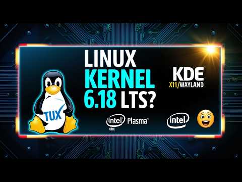 KaosSverige's tweet card. Linux Kernel 6.18 LTS, KDE Drops X11 & Linus Torvalds’ Surprising New GPU! #linux #FOSS #CachyOS #Nobara #PikaOS #EndeavourOS