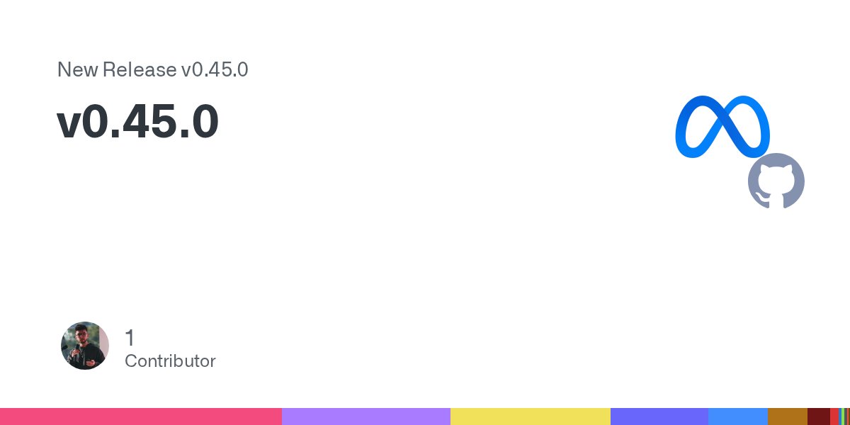 grabbou's tweet card. Release v0.45.0 · facebook/react-native