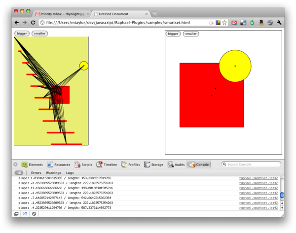 rhyolight's tweet card. What I've been working on lately. #RaphaelJS #plugin