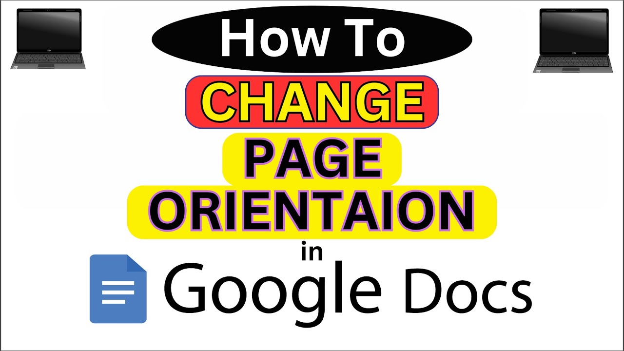 CraigJohnson20's tweet card. How to Change Page Orientation in Google Docs | Step-by-Step PC...