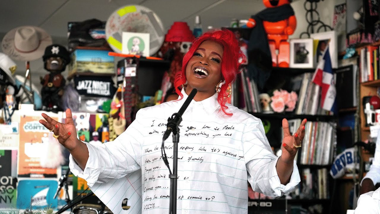 sambinoo's tweet card. Tierra Whack: Tiny Desk Concert