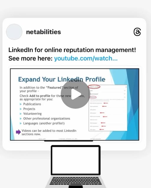 NETabilities's tweet card. SJoyce (@netabilities) • Instagram video