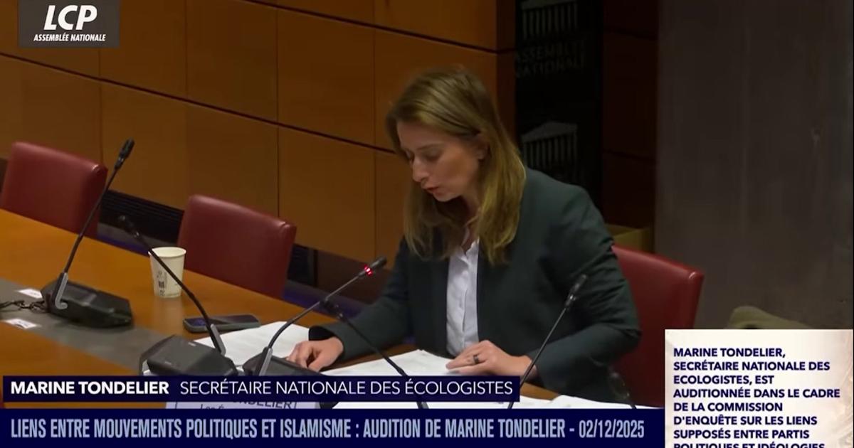 classerichelieu's tweet card. VIDÉO - Marine Tondelier, secrétaire nationale des Écologistes, a été auditionnée mardi par la commission d’enquête de l’Assemblée sur les liens entre politiques et réseaux islamistes.