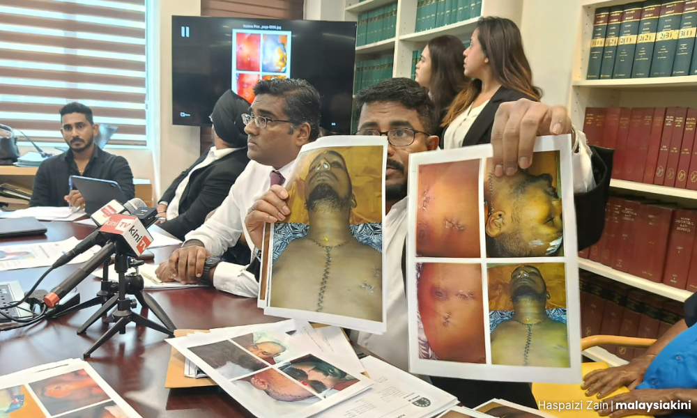 mkini_bm's tweet card. Perbualan ini didakwa dirakam oleh isteri seorang lelaki yang ditembak mati oleh anggota polis.