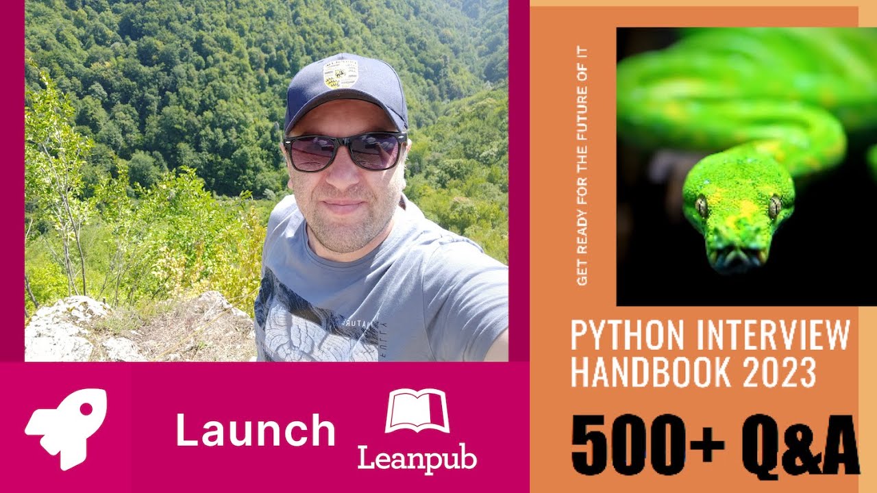 RubyOnRailsBa's tweet card. Welcome to the Leanpub Launch video for The Python Interview Handbook 2023: Your Ultimate Guide to Crack Any Python Interview with 500 Q & A...