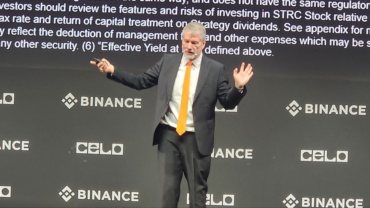 YellowMedia_HQ's tweet card. Michael Saylor framed the backlash around Strategy’s digital-credit business model as part of a much older pattern