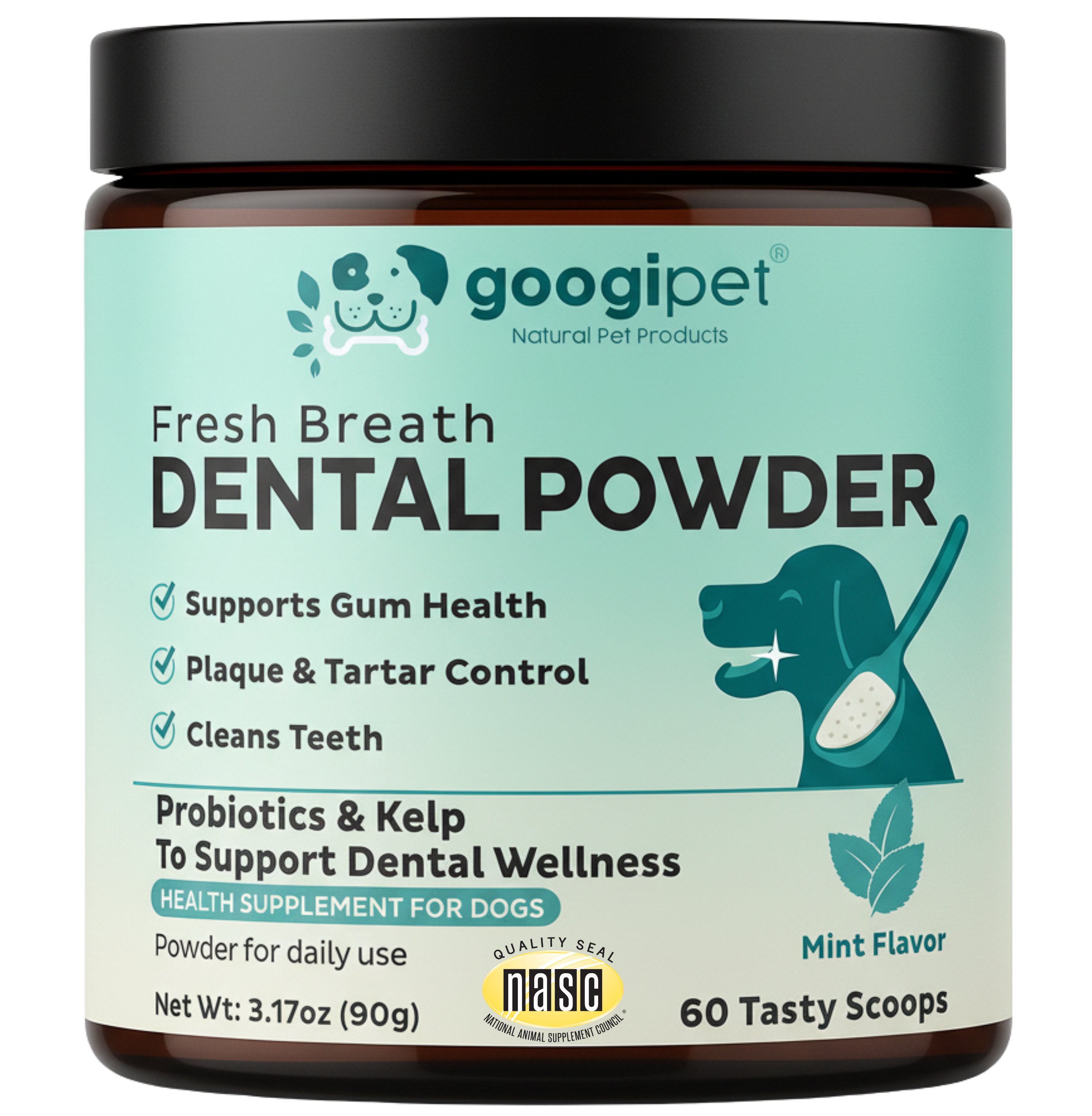 googipets's tweet card. Keep your dog’s smile sparkling and their breath fresh — the natural way. Googipet Dental Powder for Dogs is a powerful daily supplement designed to fight plaque and tartar, freshen bad breath, and...