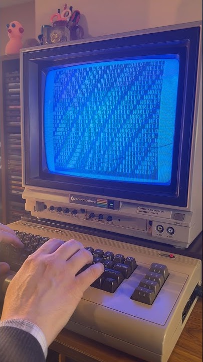 quanyou5's tweet card. “Hello World!” Commodore 64 BASIC #retrocomputing #80s #programming...