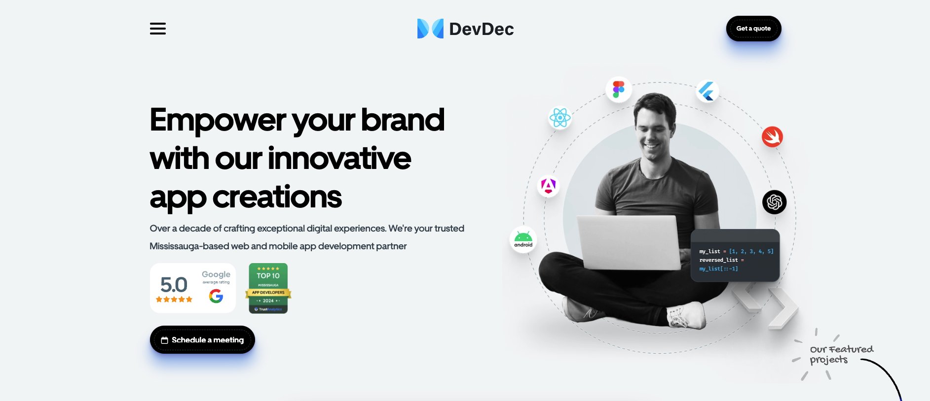 developersdeck's tweet card. We are an established and reputable website and mobile app development company Mississauga. DevDec is located in Mississauga.