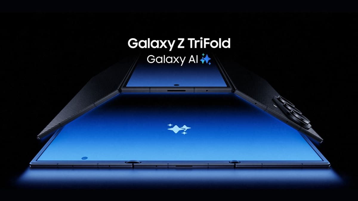 AndroidMT's tweet card. Samsung vient d’officialiser le Galaxy Z TriFold, un smartphone à double charnière qui promet de transformer nos usages numériques.