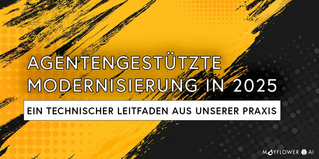 _developercamp's tweet card. Agentengestützte Softwaremodernisierung im Jahr 2025 – wir stellen unser Vorgehen vor und zeigen unsere Lessons Learned.